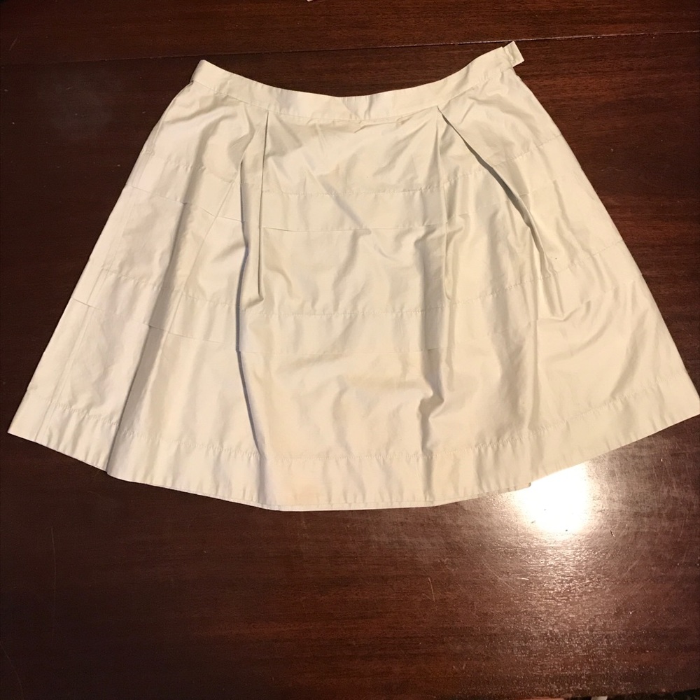 J. Crew Tiered Cotton Sateen Skirt Size 12